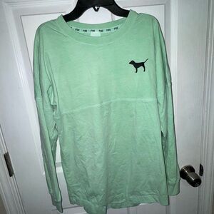 Y2k Pink Green Long Sleeve Shirt
